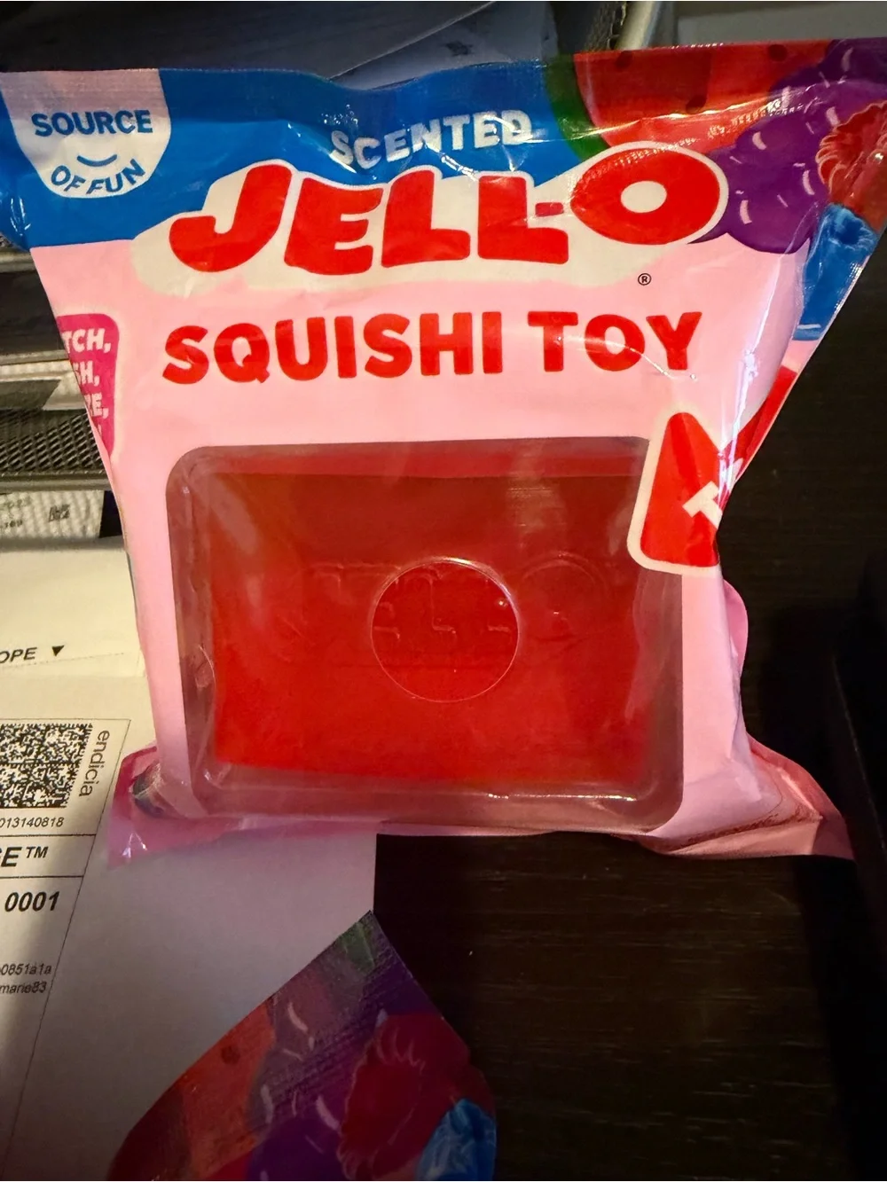 Red Scented Squishi Toy